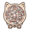 135Piece Cat Shaped Wooden Jigsaw Puzzle Unique Irregular Pieces Gift For Cat Lovers 5