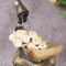 African Girl Holding Tray Sculpture Resin Decorative Storage Figurine For Home Office 3