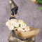 African Girl Holding Tray Sculpture Resin Decorative Storage Figurine For Home Office 3
