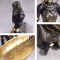 African Girl Holding Tray Sculpture Resin Decorative Storage Figurine For Home Office 4