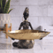 African Girl Holding Tray Sculpture Resin Decorative Storage Figurine For Home Office 6