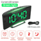 LED Digital Alarm Clock With Backlight Large Display Temperature Calendar Bedside Clock 0