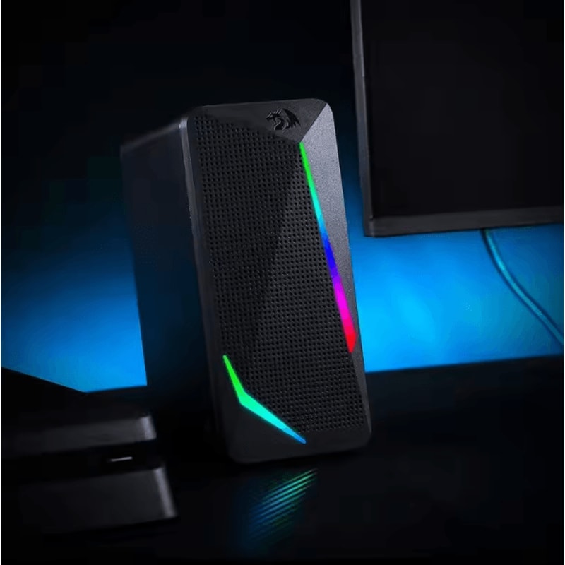 Redragon GS510 RGB Desktop Speakers 20 Channel LED Gaming Stereo Speakers For PC 3