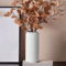 Striped CeramicLook Plastic Vase Modern Decorative Flower Display Vase 1
