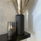Striped CeramicLook Plastic Vase Modern Decorative Flower Display Vase 2