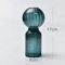 Nordic Striped Color Glass Vase Retro Hydroponic Flower Display For Home Office 4