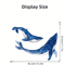 Watercolor Whale Wall Stickers Removable Marine Animal Decals For Bedroom Living Room Decor 4