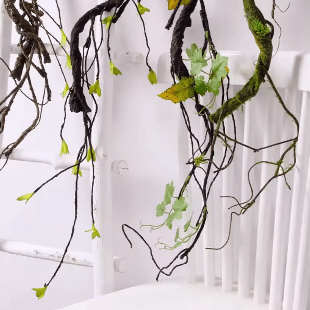 Artificial Rattan Vine Branches Hanging Rustic Wall Decor For Weddings Home Styling 1