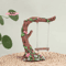 Miniature Fairy Garden Swing Set Whimsical Flower Tree Figurine Decor For Micro Landscapes 0