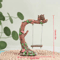 Miniature Fairy Garden Swing Set Whimsical Flower Tree Figurine Decor For Micro Landscapes 7