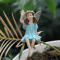 6PCS Fairy Garden Stake Set Mini Fairy Figurines For Plant Pots Outdoor Decor 4