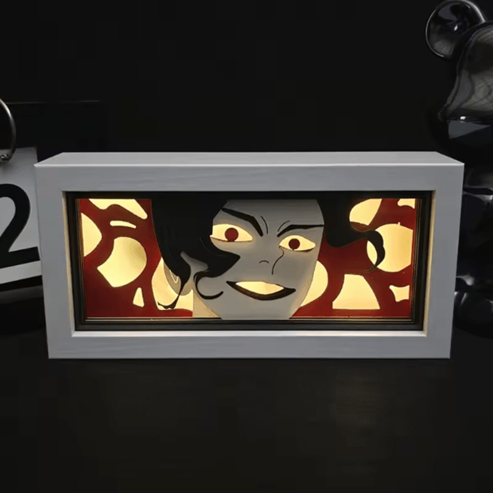 Demon Slayer Tanjiro LED Light Box 3D Anime Night Lamp For Bedroom Desk Decor 2