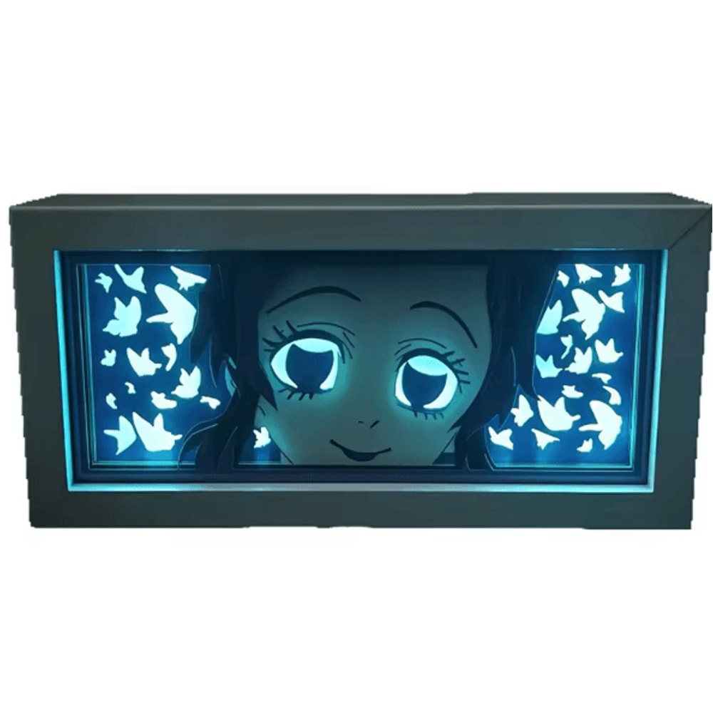 Demon Slayer Tanjiro LED Light Box 3D Anime Night Lamp For Bedroom Desk Decor 7