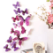 3D Butterfly Wall Stickers Set Colorful PVC Removable Decals For Room Party Decor 1