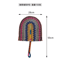 Nordic Seaweed Woven Wall Fan Decor Handcrafted Boho Rattan Hanging For Home 11