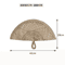 Nordic Seaweed Woven Wall Fan Decor Handcrafted Boho Rattan Hanging For Home 14