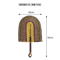 Nordic Seaweed Woven Wall Fan Decor Handcrafted Boho Rattan Hanging For Home 3