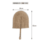 Nordic Seaweed Woven Wall Fan Decor Handcrafted Boho Rattan Hanging For Home 4