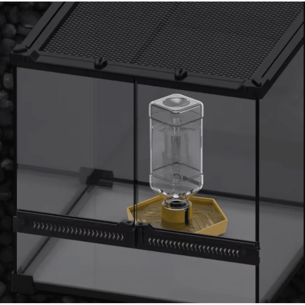 Automatic Turtle Water Bowl Feeder AntiSlip Reptile Water Dispenser For Vivariums 1