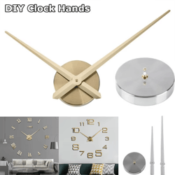 modern diy 3d wall clock – large quartz wall decor clock with adjustable design