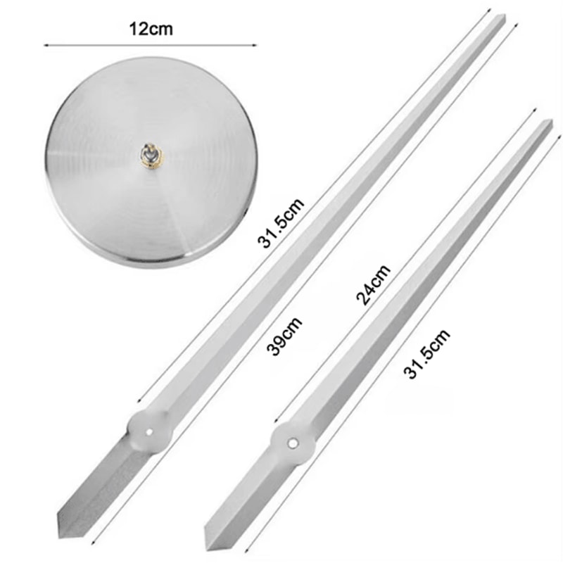 Modern DIY 3D Wall Clock Large Quartz Wall Decor Clock With Adjustable Design 3