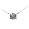 Modern DIY 3D Wall Clock Large Quartz Wall Decor Clock With Adjustable Design 5