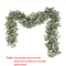 Elegant Artificial Eucalyptus Garland With White Flowers Berries For Wedding And Home Decor 5