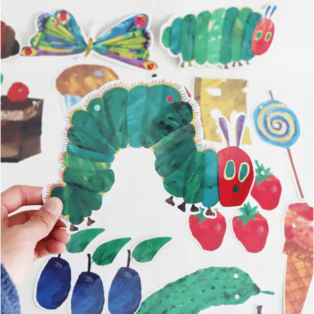 Colorful Very Hungry Caterpillar Classroom Decoration Banner For Kids Learning Spaces 2