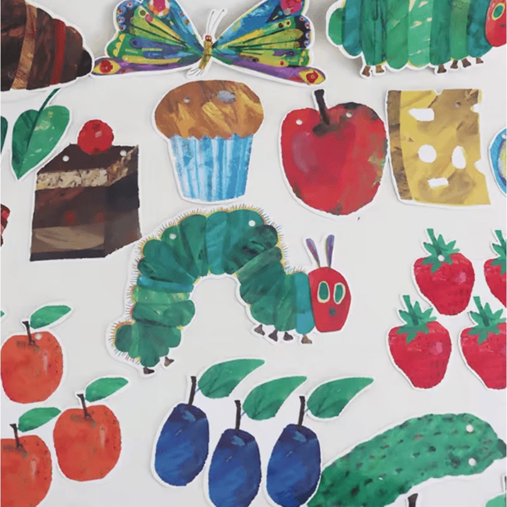Colorful Very Hungry Caterpillar Classroom Decoration Banner For Kids Learning Spaces 4