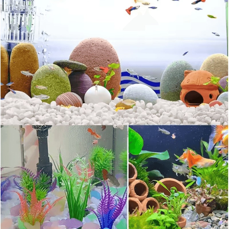 Natural Decorative Cobblestone Pebbles For Succulent Bonsai Fish Tank And Home Garden Decor 3