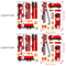 Cartoon Fire Truck Wall Decor Stickers For Kids Bedroom Nursery And Playroom 5
