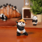 4 Pieces Cute Mini Panda Statue Kung Fu Panda Ornament For Fairy Garden And Bonsai Decor 1