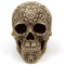 Creative Plum Blossom Resin Skull Sculpture For Gothic Home And Garden Decor 1