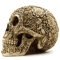 Creative Plum Blossom Resin Skull Sculpture For Gothic Home And Garden Decor 2