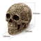 Creative Plum Blossom Resin Skull Sculpture For Gothic Home And Garden Decor 4