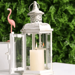 vintage hanging metal candle lantern for indoor outdoor wedding and home decor