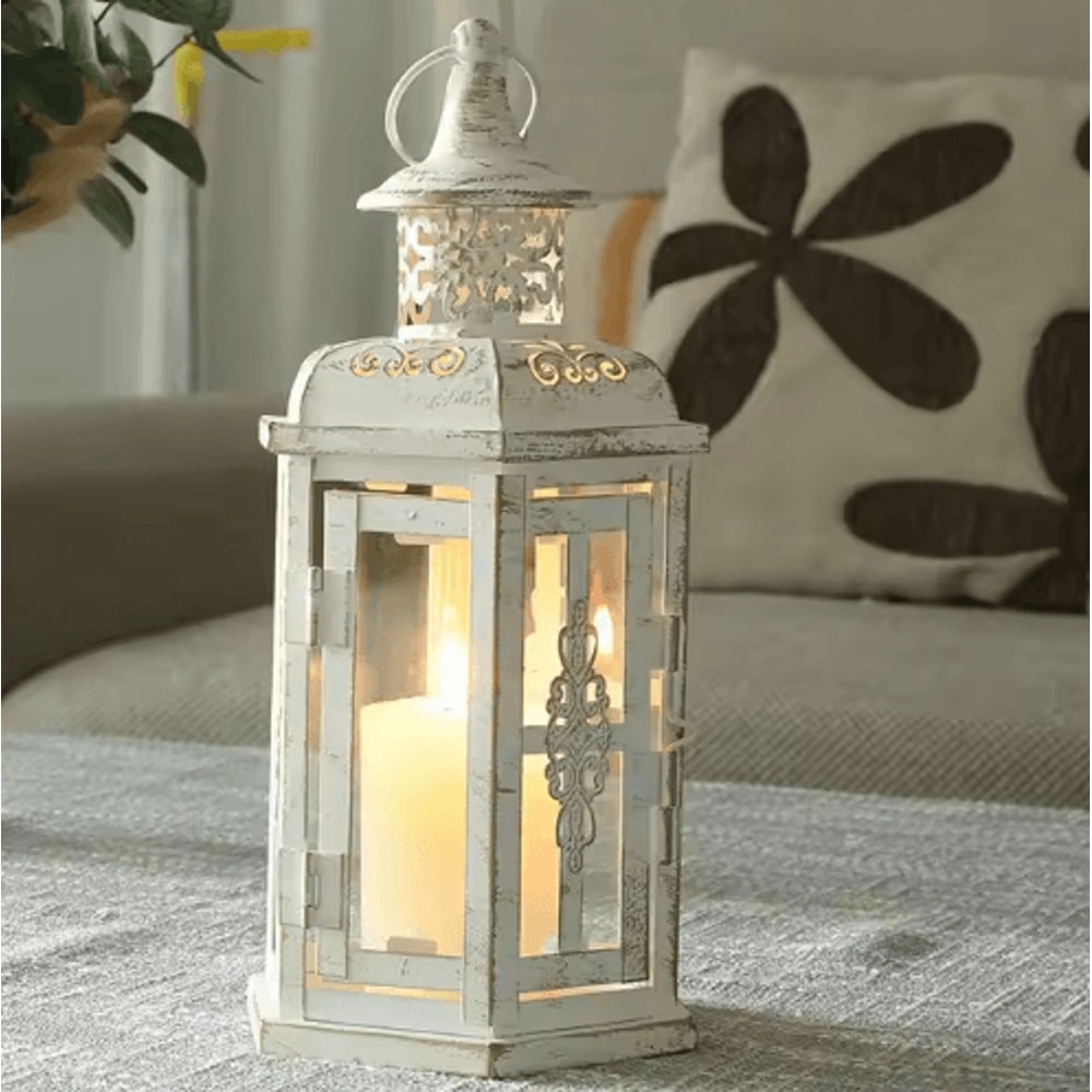 Vintage Hanging Metal Candle Lantern For Indoor Outdoor Wedding And Home Decor 1
