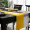 Abstract Geometric Linen Table Runner For Dining Table And Modern Home Decor 3