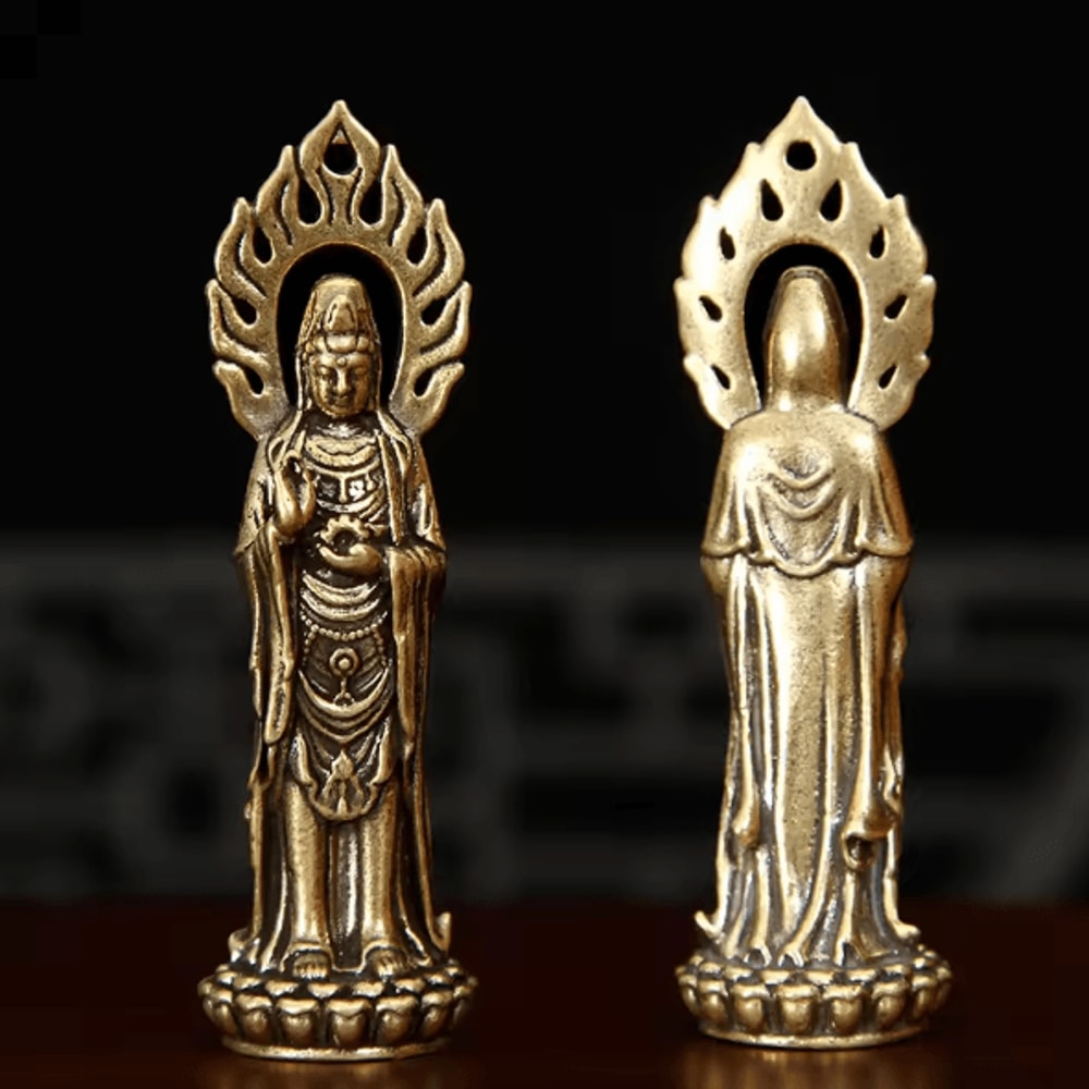 Elegant Buddha Guanyin Statue For Buddhist Home And Desktop Decoration 1