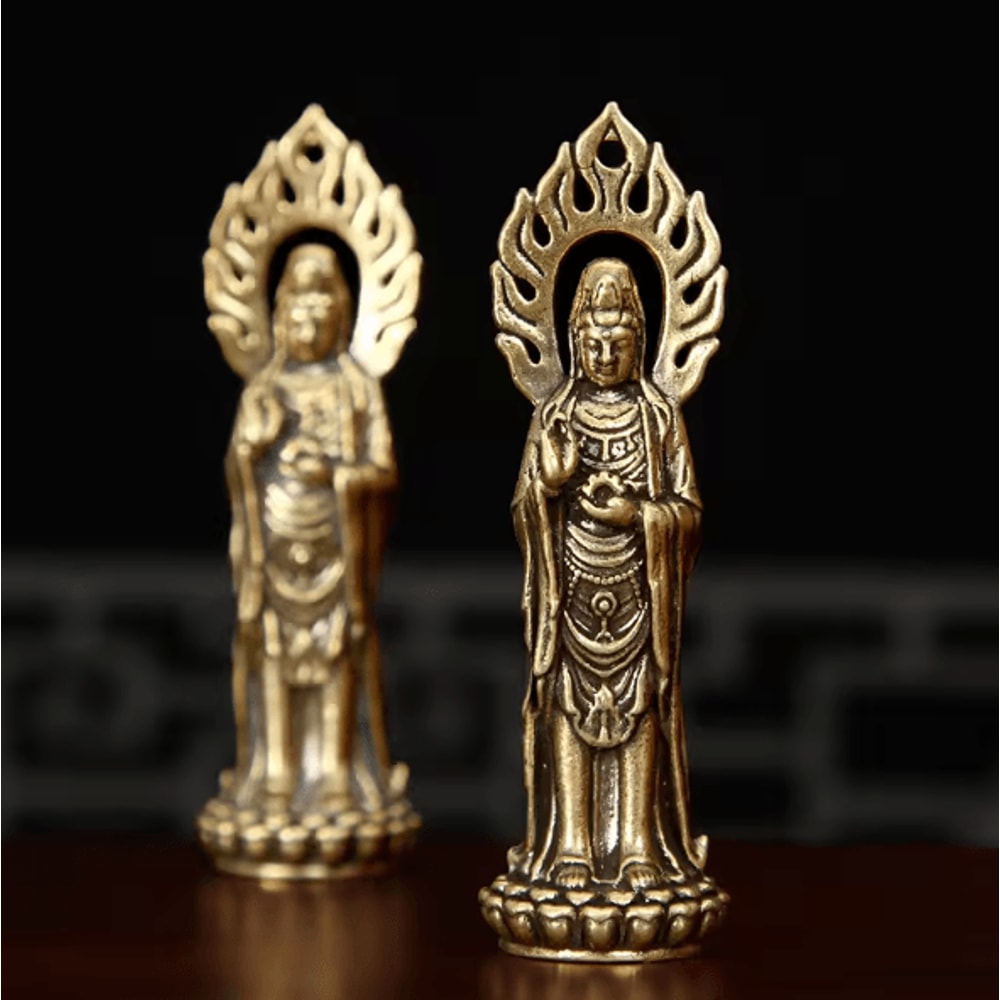 Elegant Buddha Guanyin Statue For Buddhist Home And Desktop Decoration 2