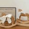 Hand Carved Wooden Rocking Horse Decor For Montessori Nursery And Baby Room Styling 0