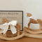 Hand Carved Wooden Rocking Horse Decor For Montessori Nursery And Baby Room Styling 0