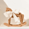 Hand Carved Wooden Rocking Horse Decor For Montessori Nursery And Baby Room Styling 1