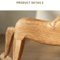 Hand Carved Wooden Rocking Horse Decor For Montessori Nursery And Baby Room Styling 2