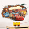 Disney Cars Lightning McQueen 3D Wall Stickers For Kids Bedroom And Playroom Decor 1