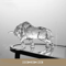 Nordic Acrylic Crystal Ox Sculpture For Modern Home And Office Decor 4