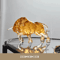 Nordic Acrylic Crystal Ox Sculpture For Modern Home And Office Decor 5