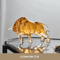 Nordic Acrylic Crystal Ox Sculpture For Modern Home And Office Decor 5