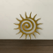 Antique Coiled Star Metal Wall Sculpture For Outdoor And Farmhouse Home Decor 0