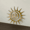 Antique Coiled Star Metal Wall Sculpture For Outdoor And Farmhouse Home Decor 1